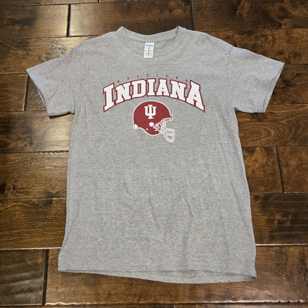 EUC Gildan Indiana University Hoosiers Football Tee Size M
